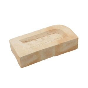 Tijolo Canto Curvo Palha Mesclado